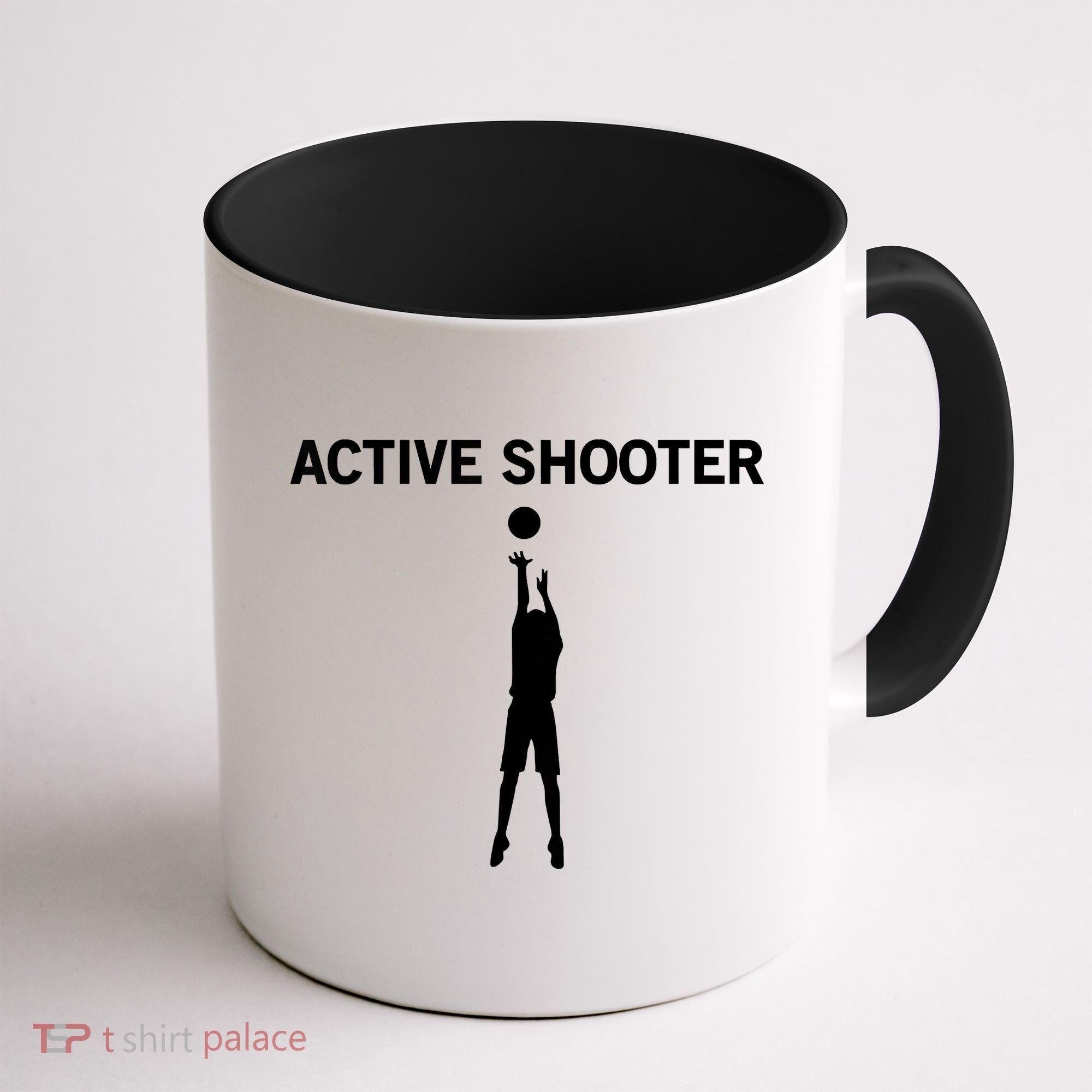 Active Shooter Basketball Lovers Coffee Mug