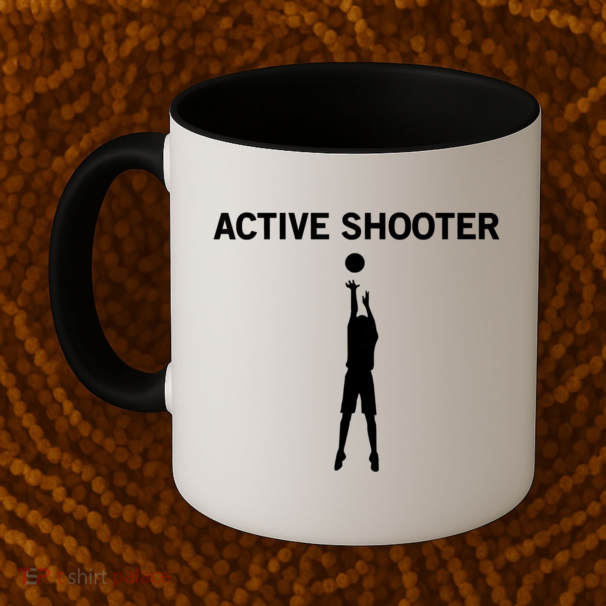 Active Shooter Basketball Lovers Coffee Mug