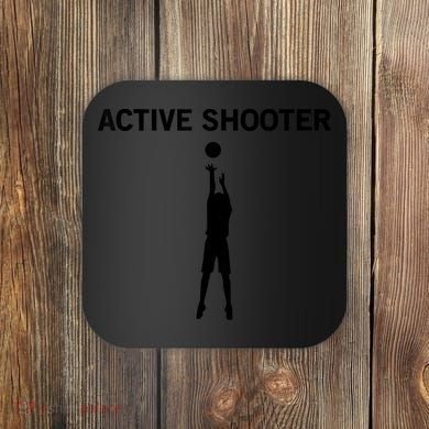 Active Shooter Basketball Lovers Coaster