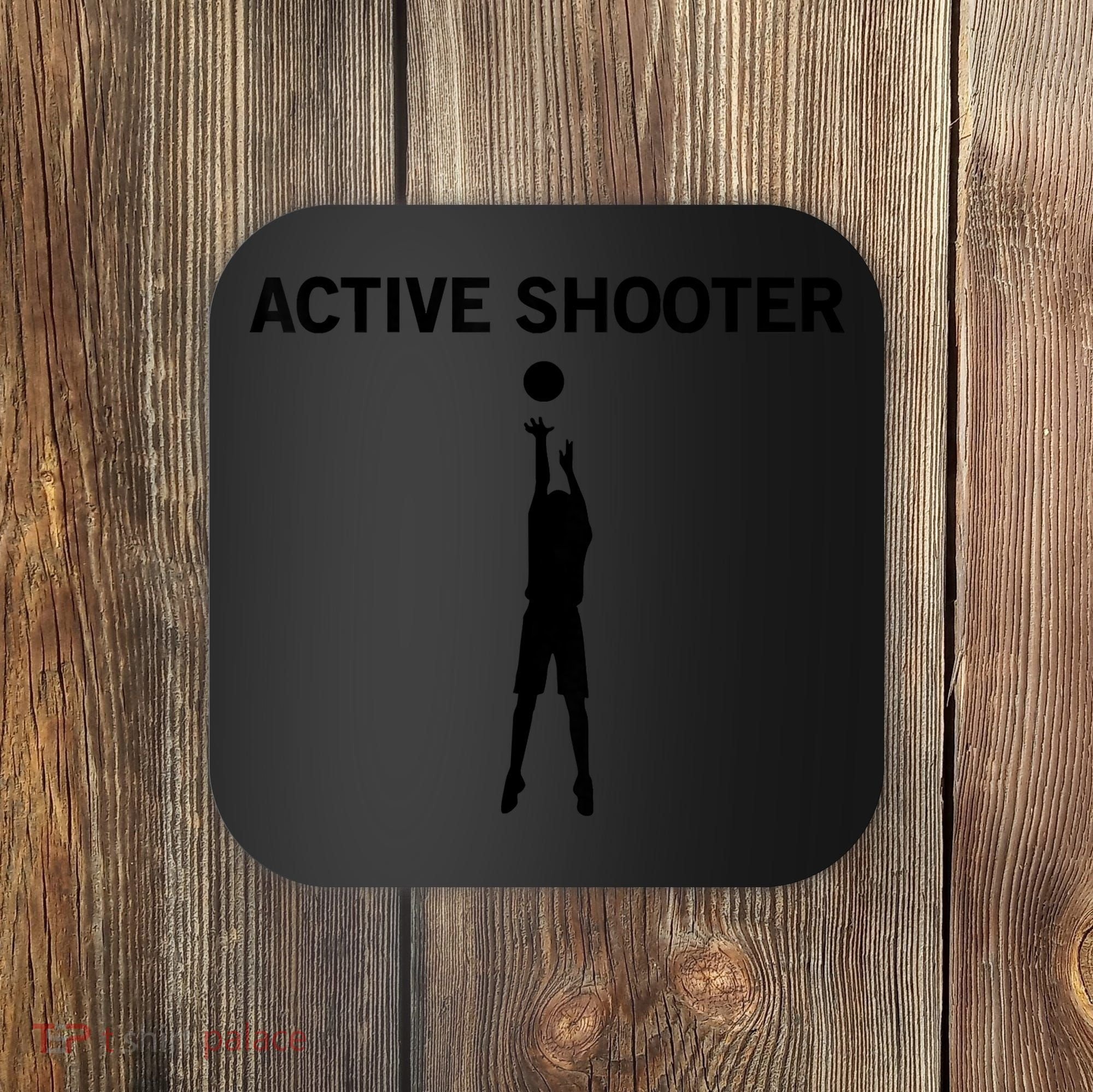 Active Shooter Basketball Lovers Coaster