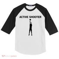 Active Shooter Basketball Lovers Kids Colorblock Raglan Jersey thumb 0
