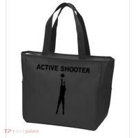 Active Shooter Basketball Lovers Tote Bag thumb 3