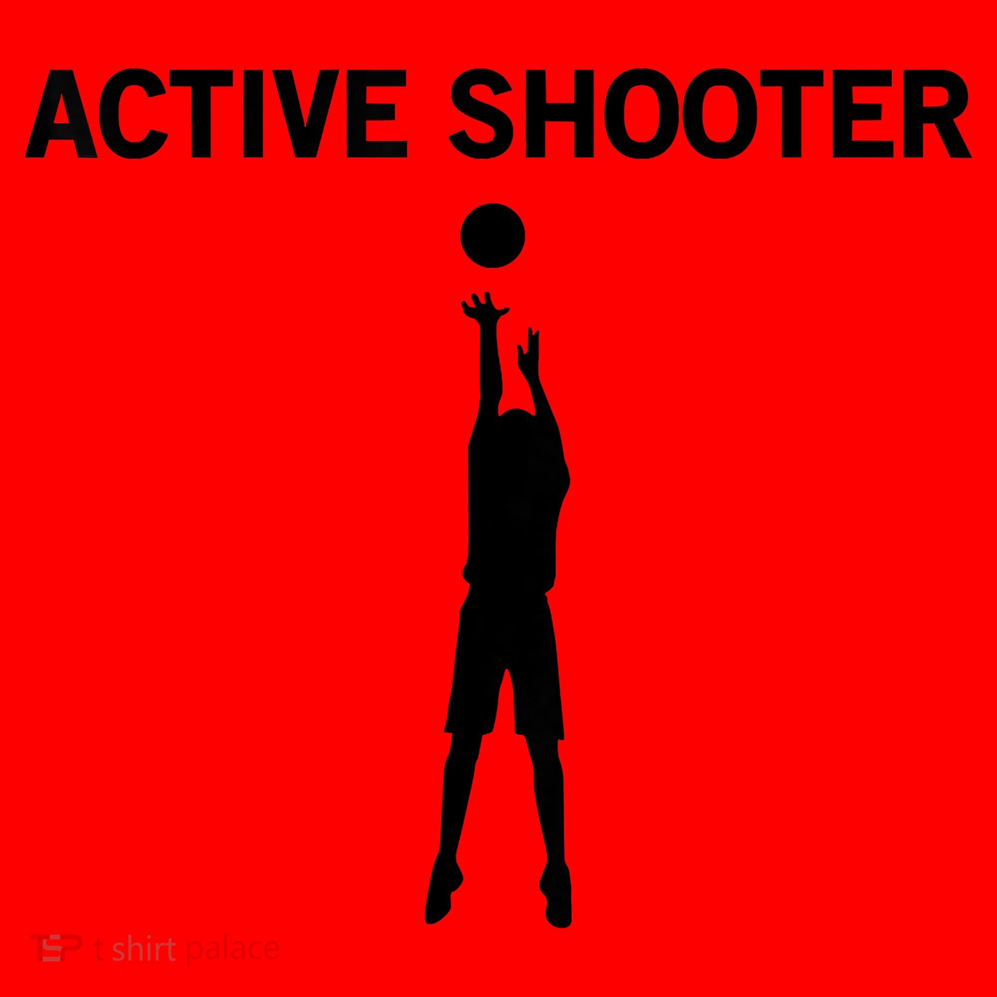 Active Shooter Basketball Lovers Santa Hat