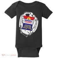 Always Salty Baseball Grandma With Sunflower Seeds Baby Bodysuit thumb 0