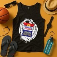 Always Salty Baseball Grandma With Sunflower Seeds Tank Top thumb 4