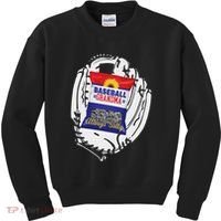 Always Salty Baseball Grandma With Sunflower Seeds Kids Sweatshirt thumb 0