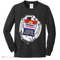 Always Salty Baseball Grandma With Sunflower Seeds Kids Long Sleeve Shirt thumb 0