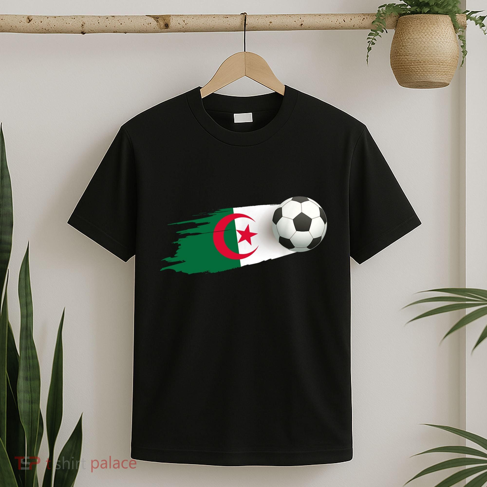 Algeria Soccer Ball Algeria Flag Jersey Algeria Football T-Shirt