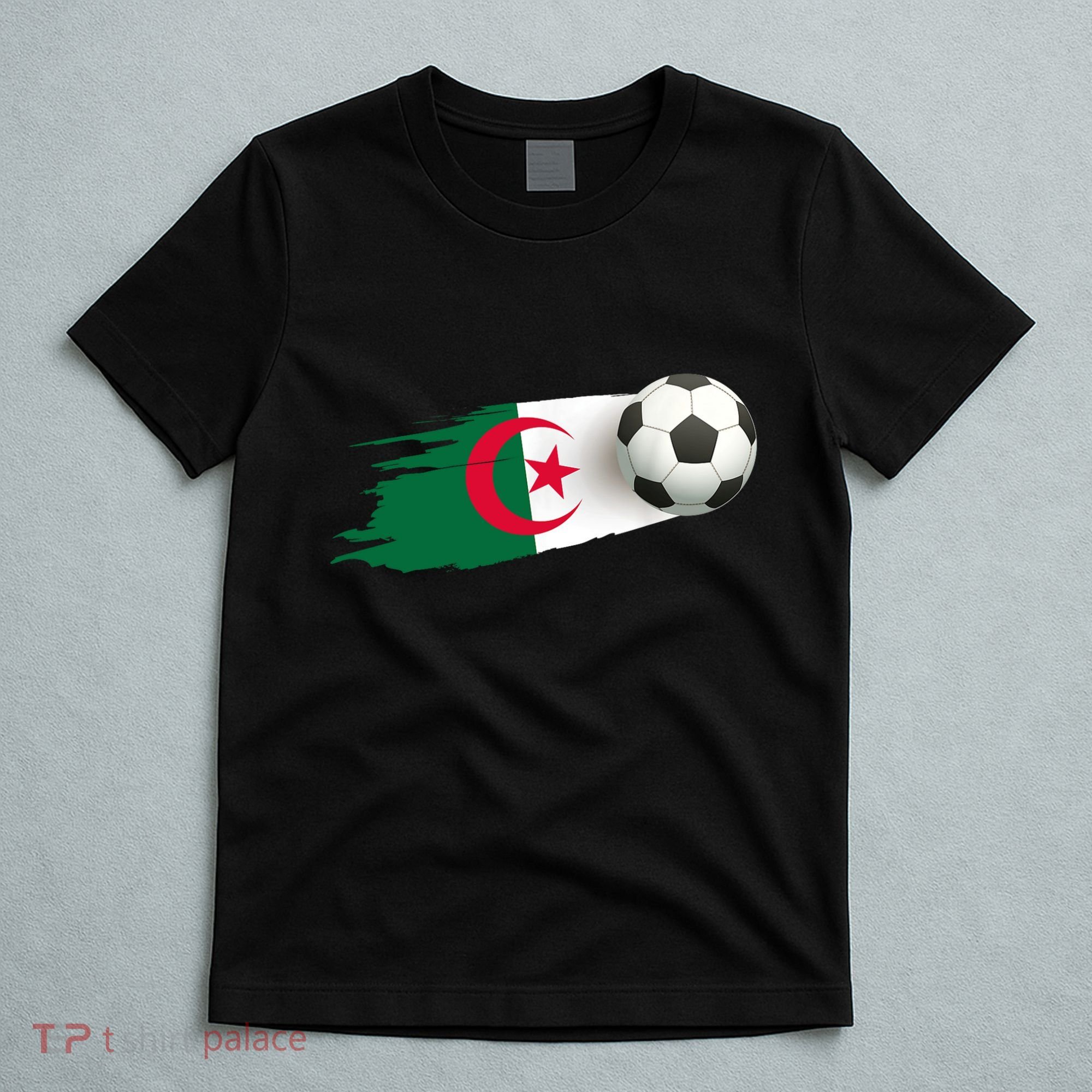Algeria Soccer Ball Algeria Flag Jersey Algeria Football T-Shirt