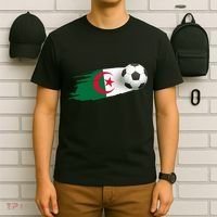 Algeria Soccer Ball Algeria Flag Jersey Algeria Football T-Shirt thumb 6
