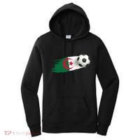 Algeria Soccer Ball Algeria Flag Jersey Algeria Football Women's Hoodie thumb 0