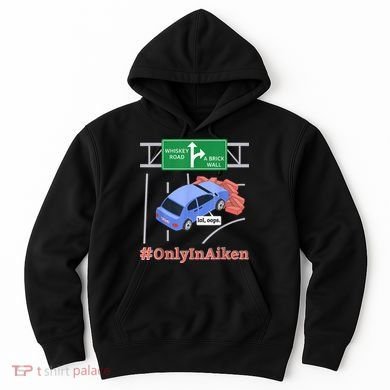 Aiken, SC, Brick Wall Meme Hoodie