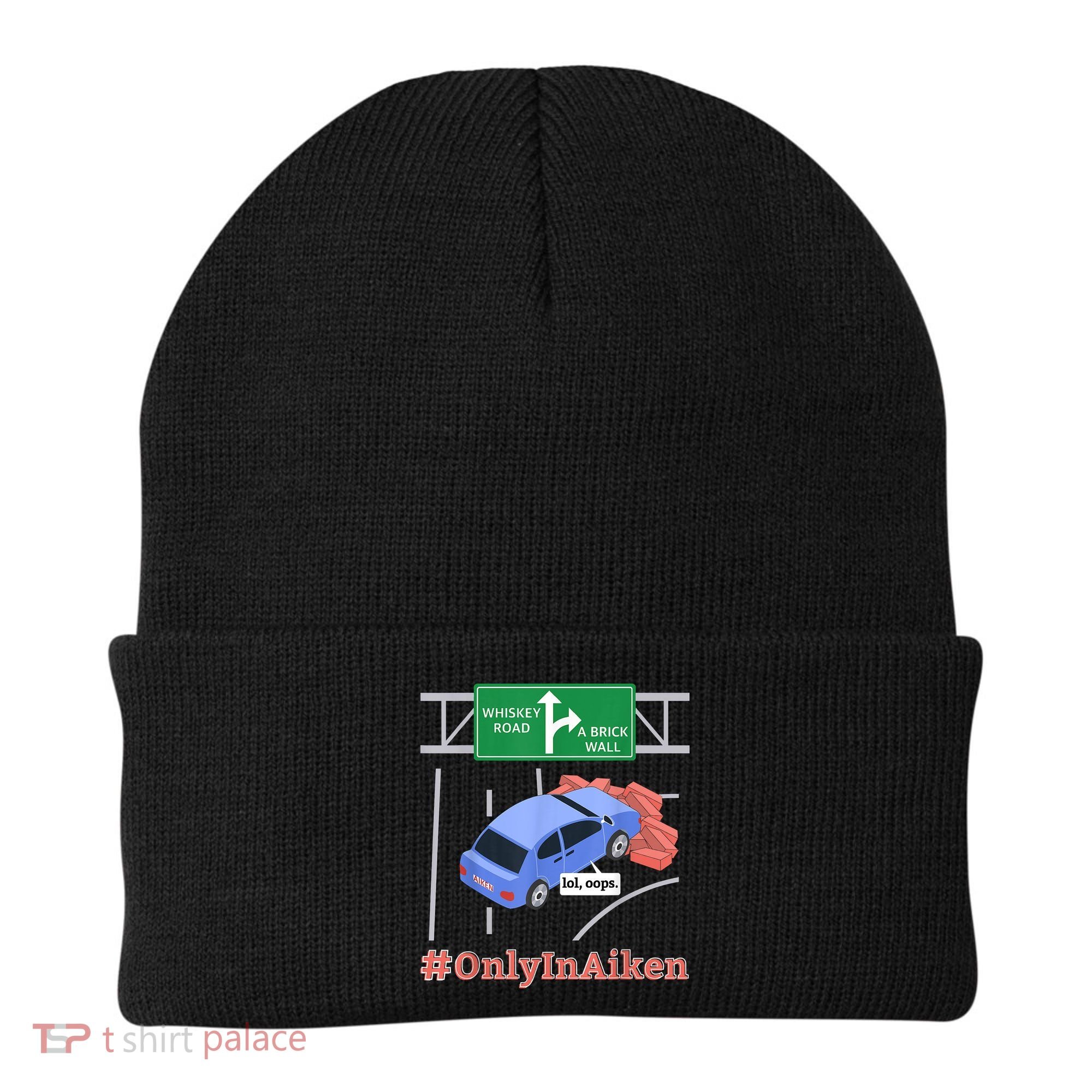 Aiken, SC, Brick Wall Meme Beanie