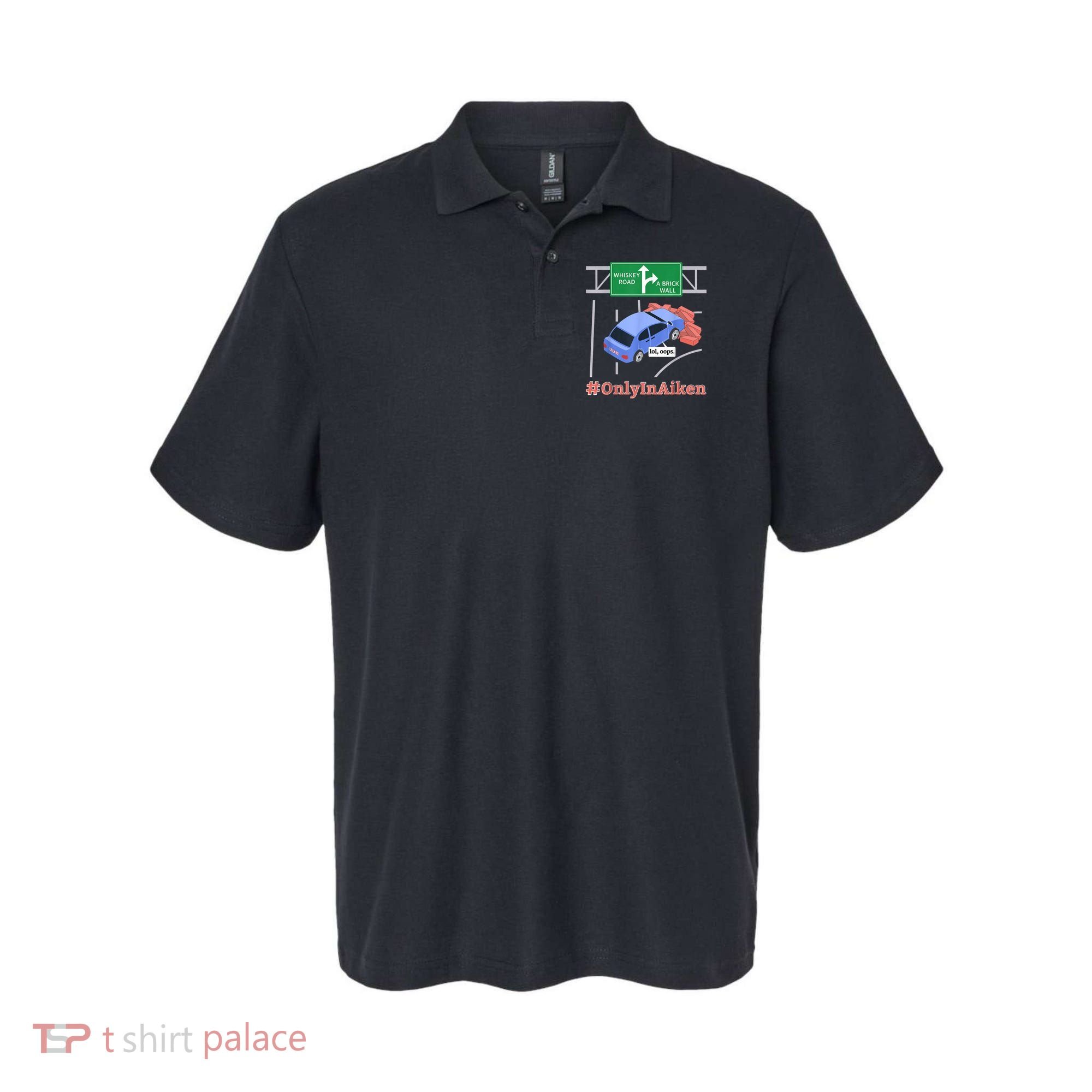 Aiken, SC, Brick Wall Meme Polo