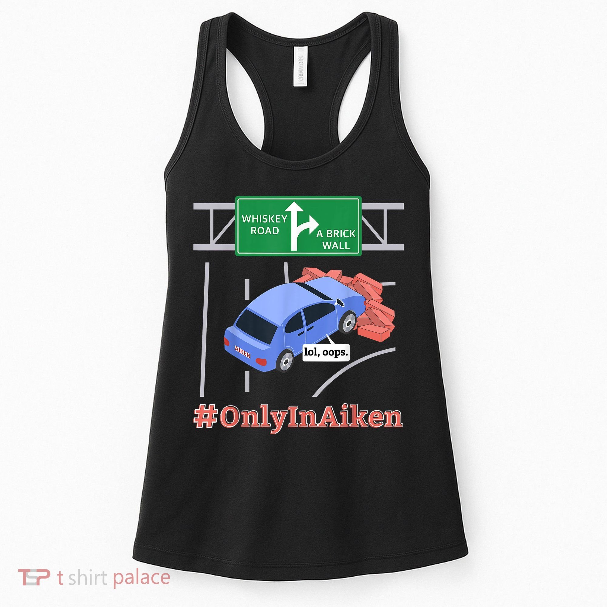 Aiken, SC, Brick Wall Meme Women's Tank Top