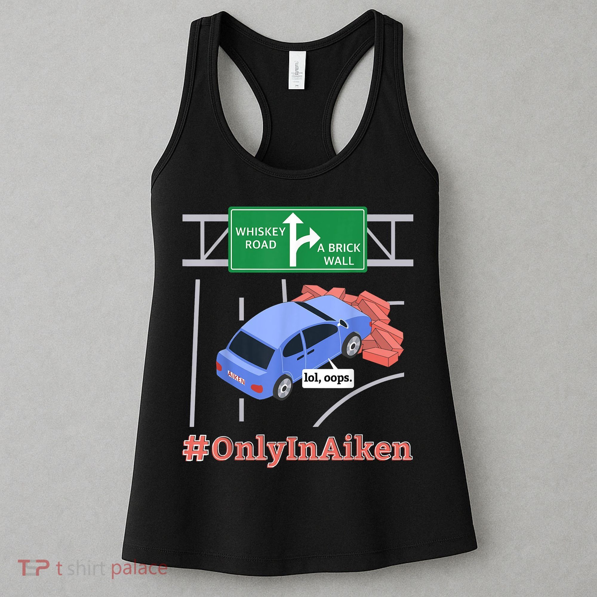 Aiken, SC, Brick Wall Meme Women's Tank Top