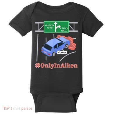 Aiken, SC, Brick Wall Meme Baby Bodysuit