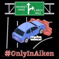 Aiken, SC, Brick Wall Meme Women's Long Sleeve Shirt thumb 2