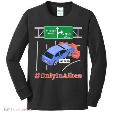 Aiken, SC, Brick Wall Meme Kids Long Sleeve Shirt