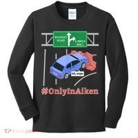 Aiken, SC, Brick Wall Meme Kids Long Sleeve Shirt thumb 0