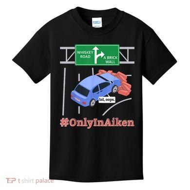 Aiken, SC, Brick Wall Meme Kids T-Shirt