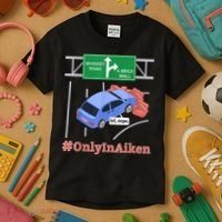 Aiken, SC, Brick Wall Meme Kids T-Shirt thumb 3