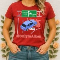 Aiken, SC, Brick Wall Meme Women's T-Shirt thumb 2