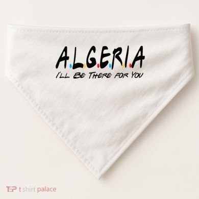 Algeria Supporter Bulk Gifts Algeria Lover USA-Made Doggie Bandana