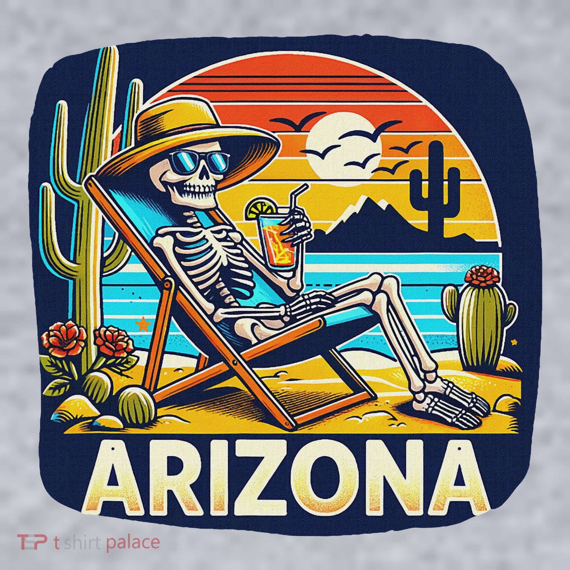 Arizona Skeleton Bone Dry Heat Women's Sweatshirt