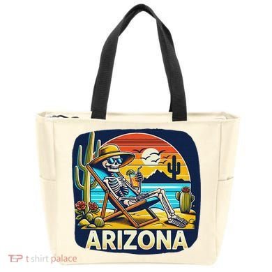 Arizona Skeleton Bone Dry Heat Tote Bag