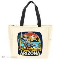 Arizona Skeleton Bone Dry Heat Tote Bag thumb 0