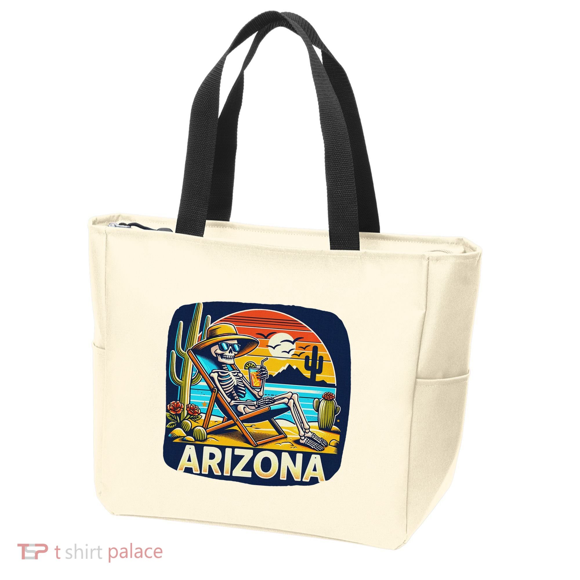 Arizona Skeleton Bone Dry Heat Tote Bag