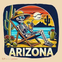 Arizona Skeleton Bone Dry Heat Tote Bag thumb 4