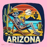 Arizona Skeleton Bone Dry Heat Coaster thumb 2
