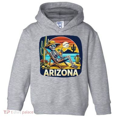 Arizona Skeleton Bone Dry Heat Toddler Hoodie