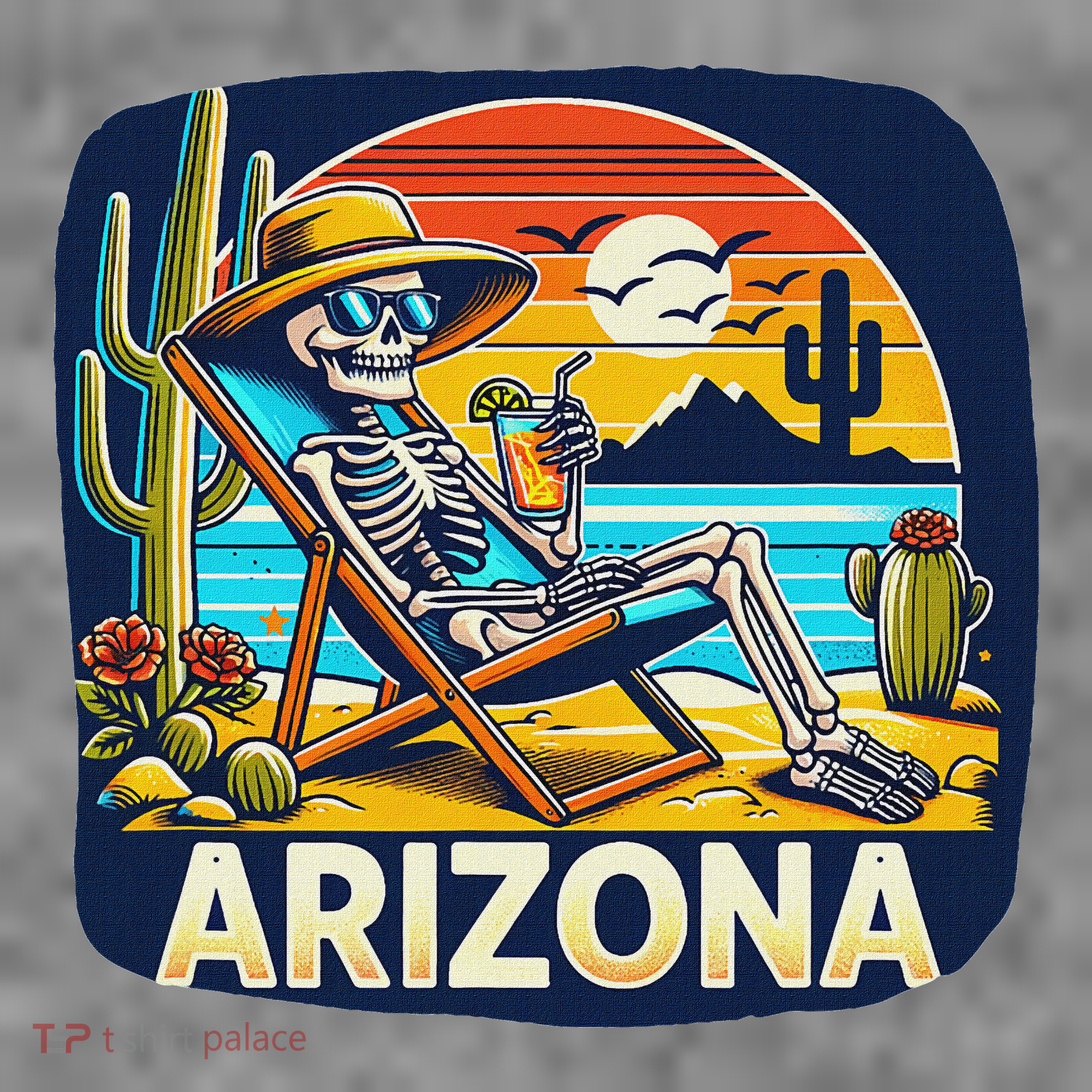 Arizona Skeleton Bone Dry Heat Toddler Hoodie