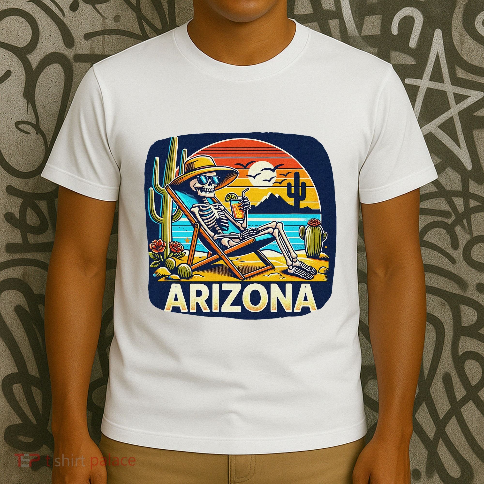 Arizona Skeleton Bone Dry Heat T-Shirt