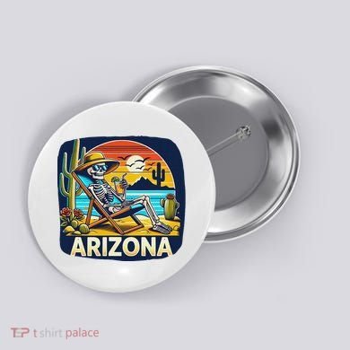 Arizona Skeleton Bone Dry Heat Button