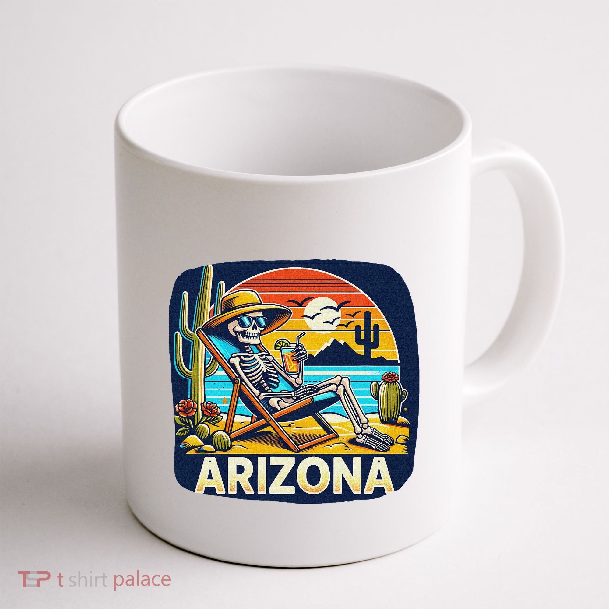 Arizona Skeleton Bone Dry Heat Coffee Mug