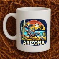 Arizona Skeleton Bone Dry Heat Coffee Mug thumb 2
