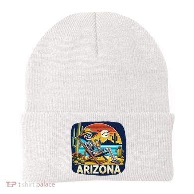 Arizona Skeleton Bone Dry Heat Beanie