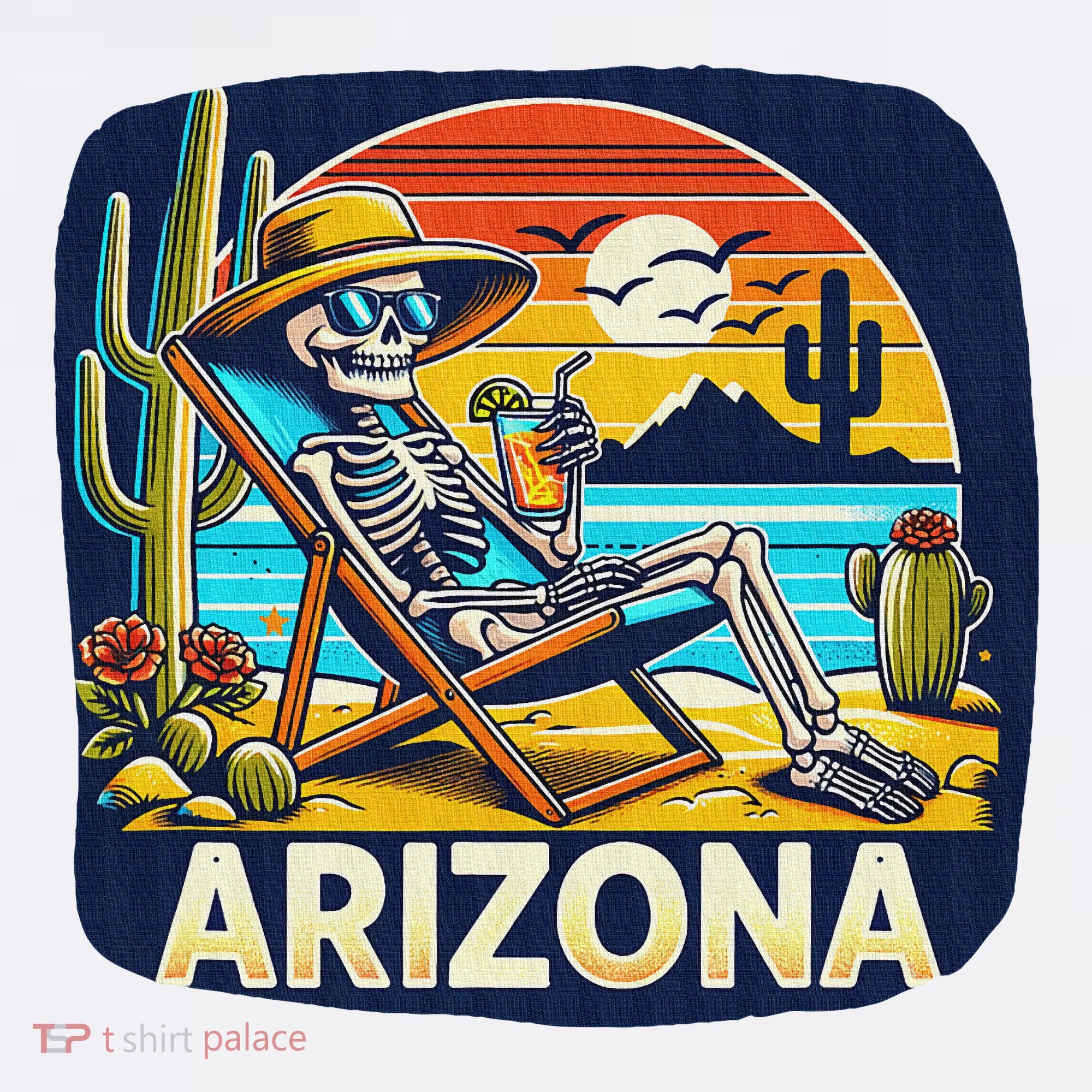 Arizona Skeleton Bone Dry Heat Women's Hoodie