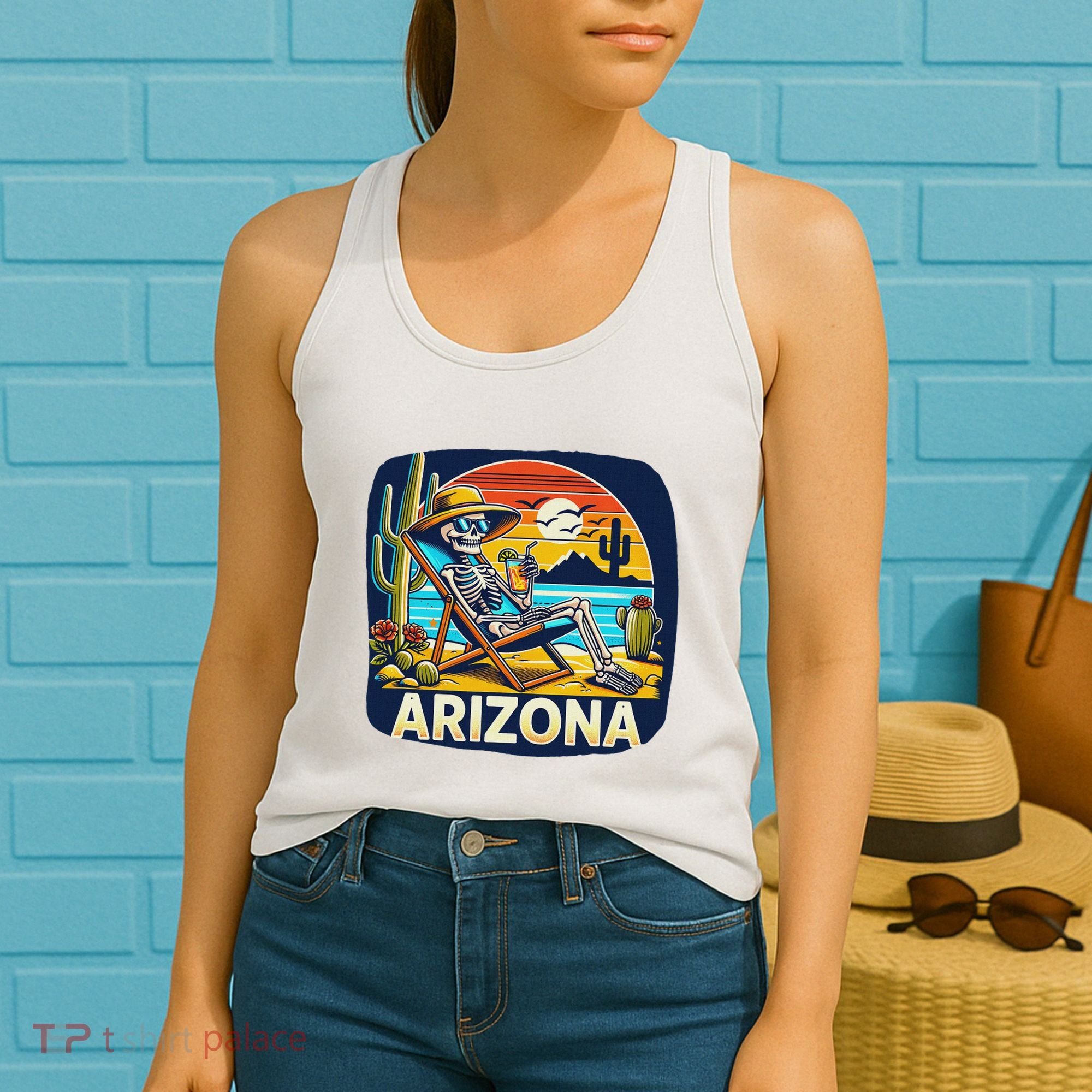 Arizona Skeleton Bone Dry Heat Women's Tank Top