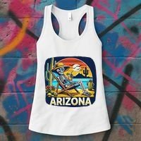 Arizona Skeleton Bone Dry Heat Women's Tank Top thumb 3