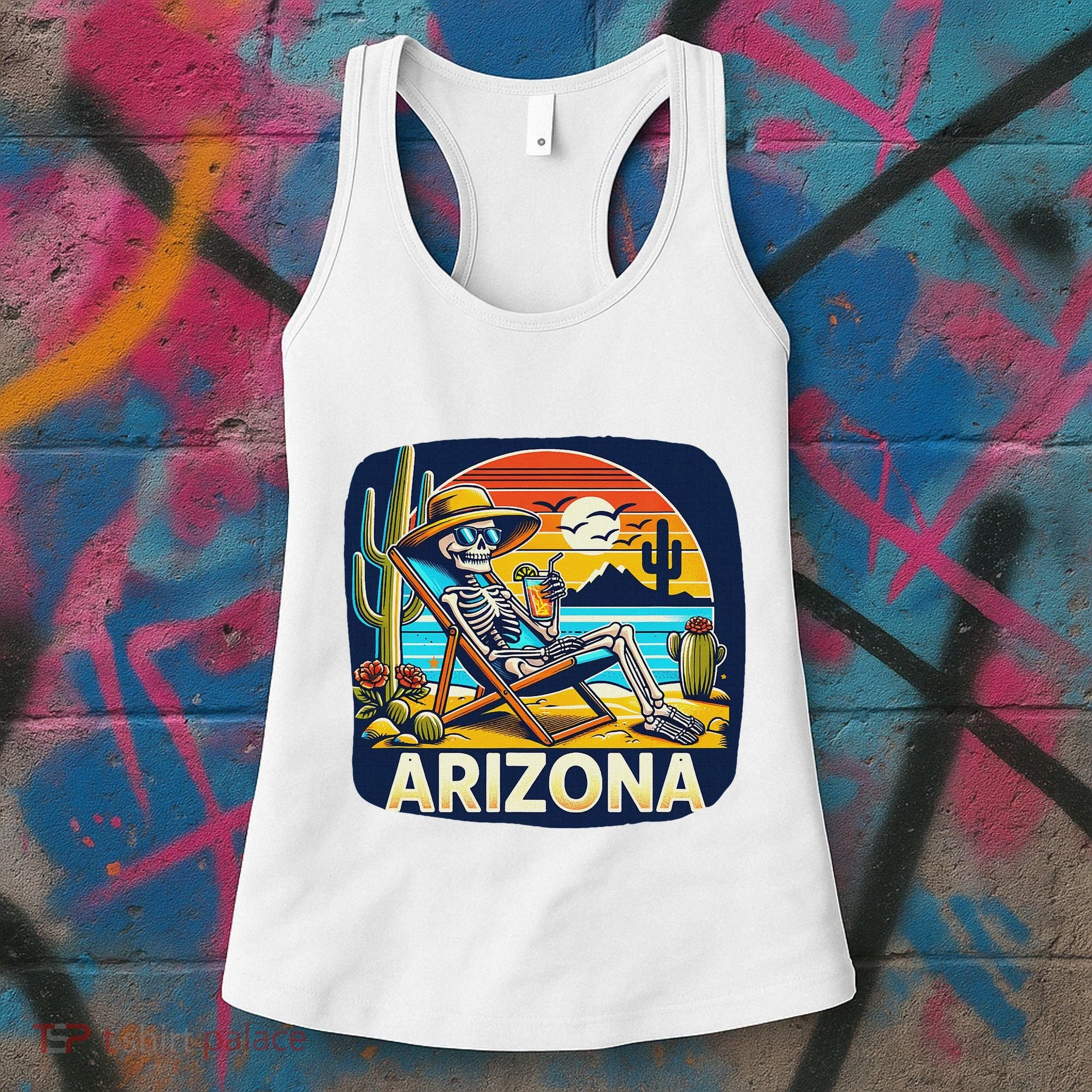 Arizona Skeleton Bone Dry Heat Women's Tank Top