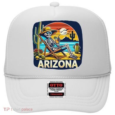 Arizona Skeleton Bone Dry Heat Hat