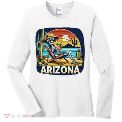Arizona Skeleton Bone Dry Heat Women's Long Sleeve Shirt