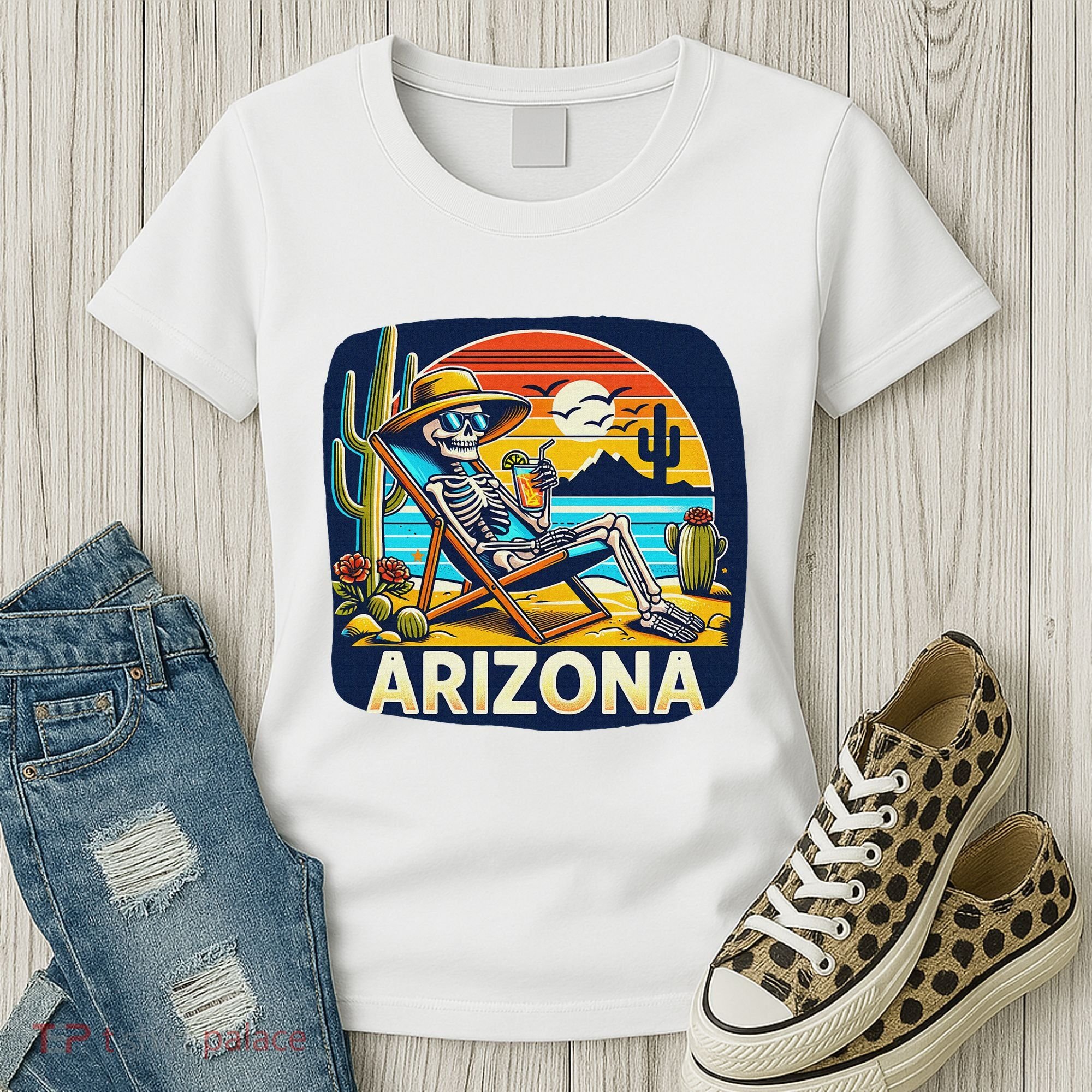 Arizona Skeleton Bone Dry Heat Women's T-Shirt