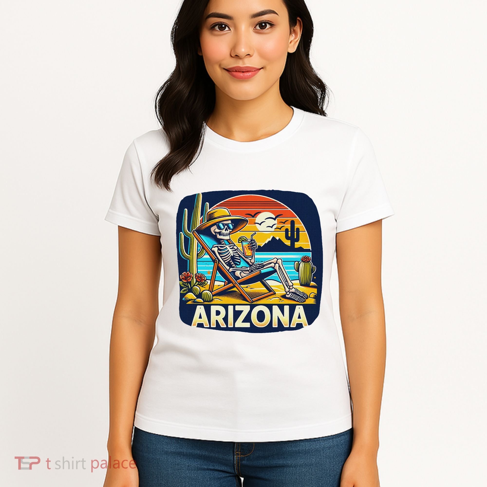 Arizona Skeleton Bone Dry Heat Women's T-Shirt