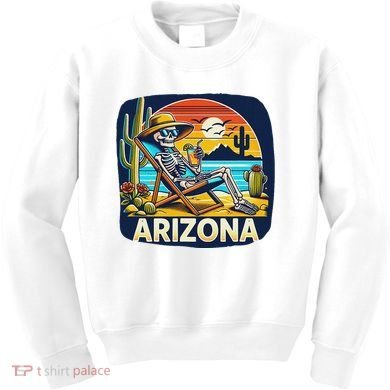 Arizona Skeleton Bone Dry Heat Kids Sweatshirt